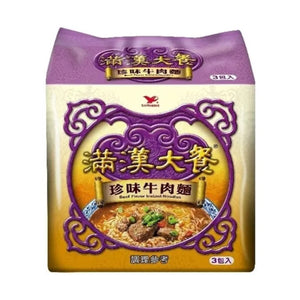 TW 統一 滿漢大餐 Uni-President Instant Noodle (3 packs/set) - Flavors Select W A
