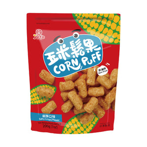 古早味零食 九福玉米鬆果 corn puff snack