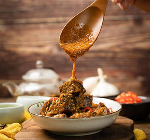 Han Dian  Vegan Black Pudding in Spicy Sauce