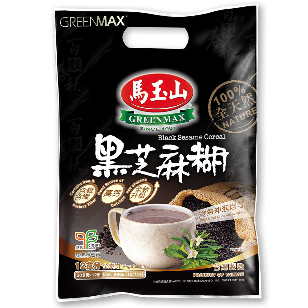 Greenmax - Black Sesame Cereal 420g 黑芝麻糊